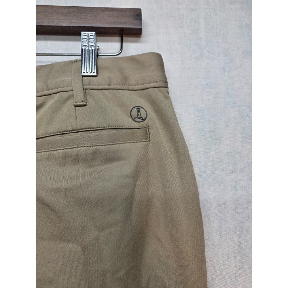 Lands' End Men's Traditional Fit Pants Size 32x34 Chino Khaki Trousers Beige Tan - Picture 9 of 9